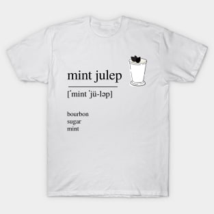 Mint Julep cocktail T-Shirt